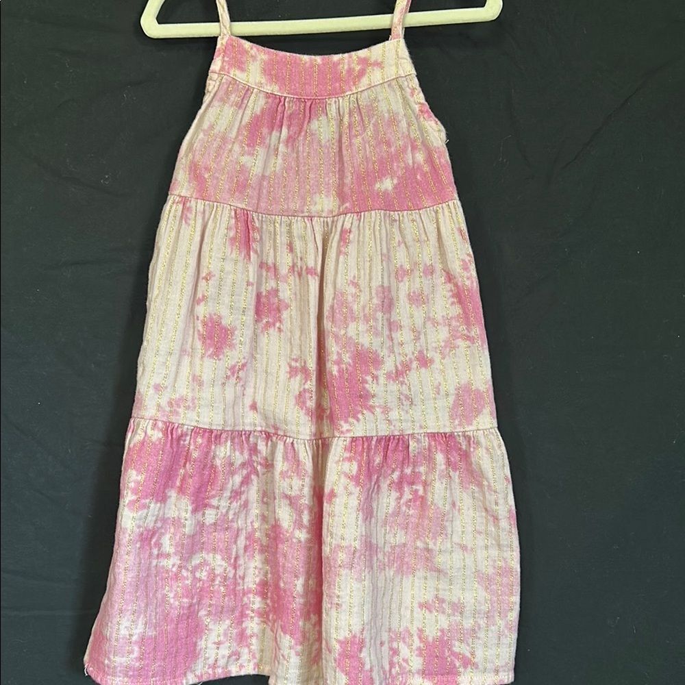 Pink Tie-Dye Sundress